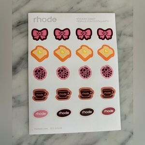 RHODE Sticker Sheet (Nov 2025)
